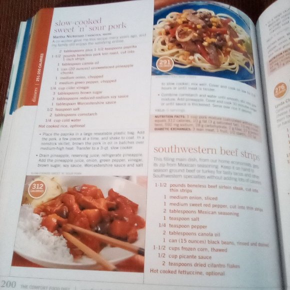 Cook Book, Taste of Home Comfort Food Diet Cookbook - Picture 3 of 4